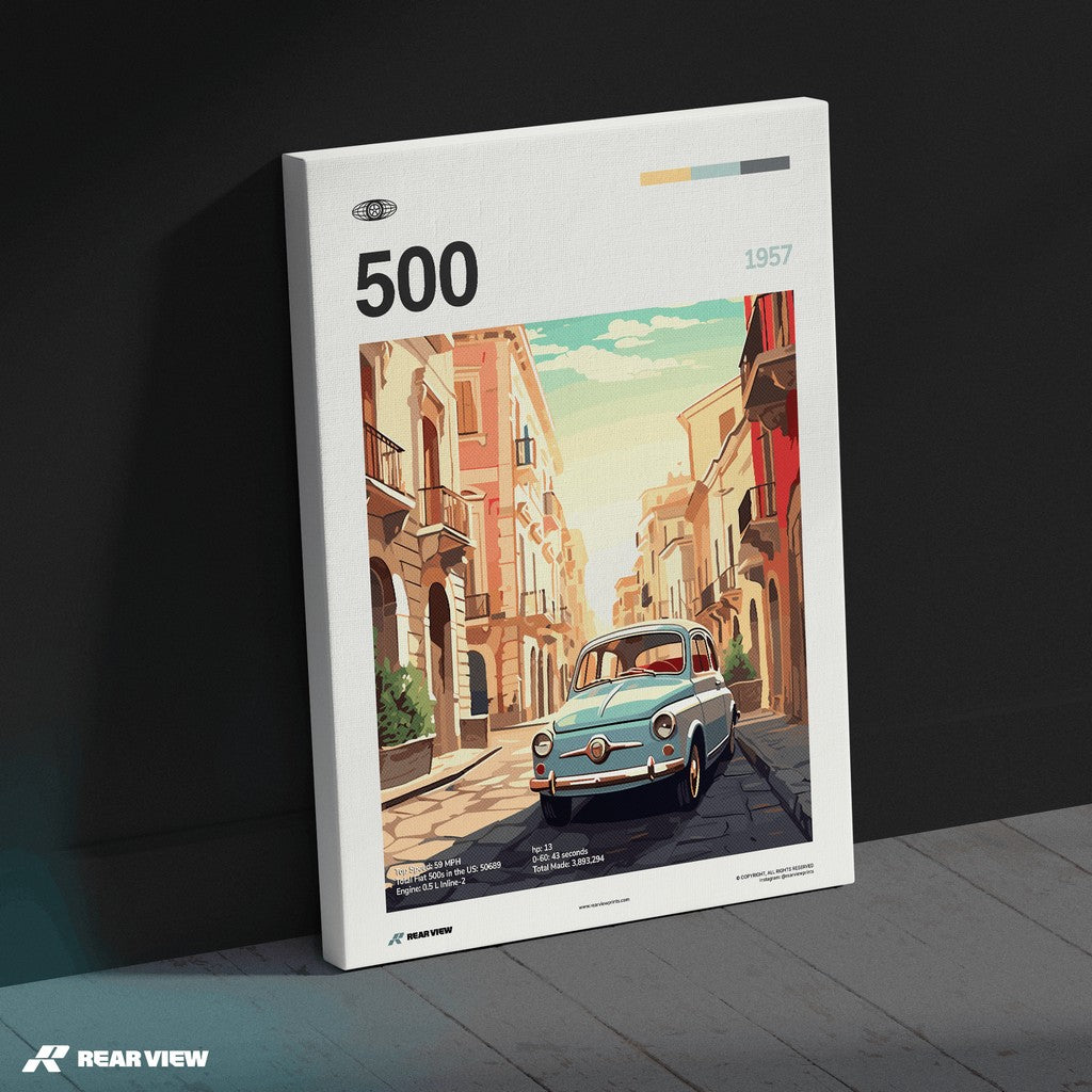 500 1957 - Car Print