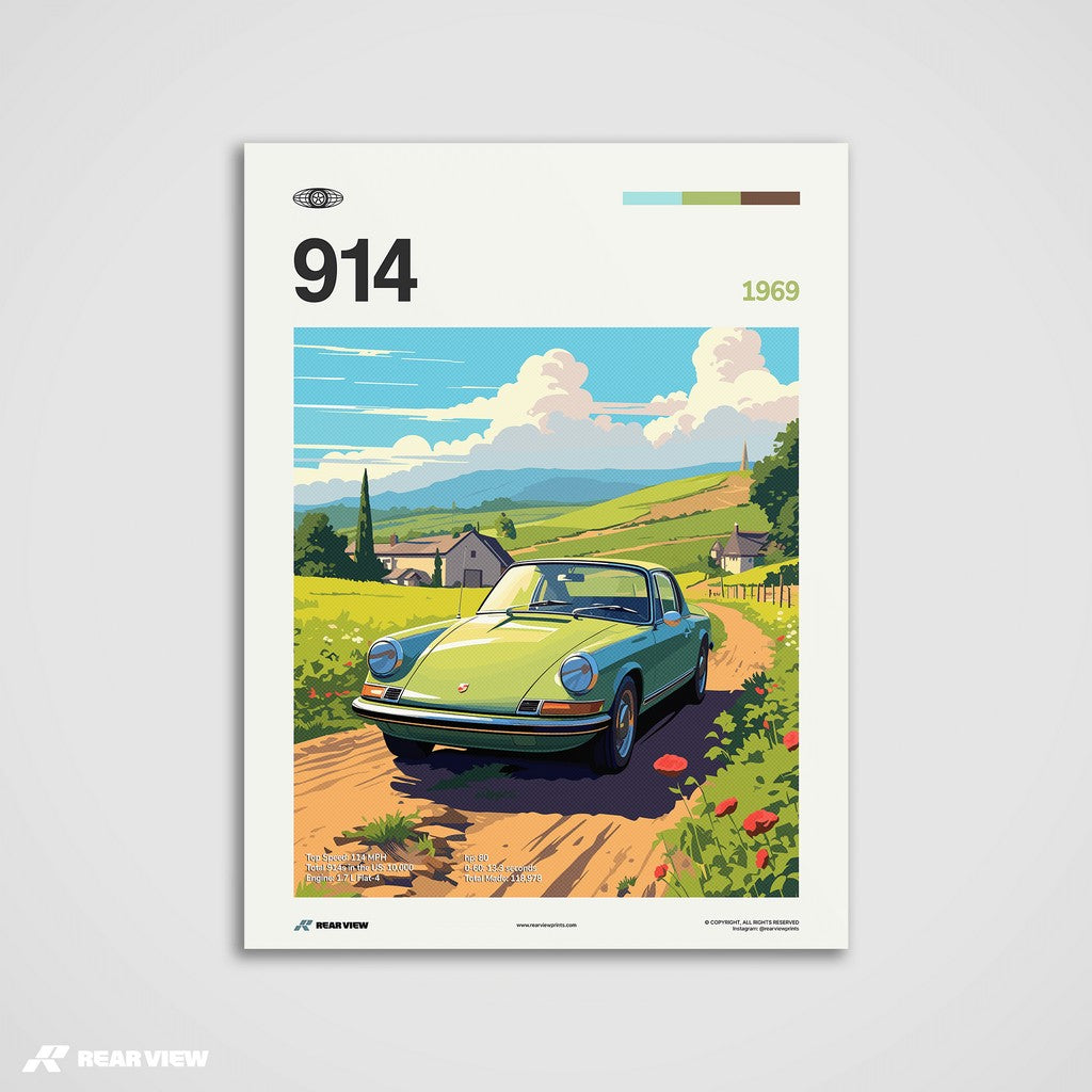 914 1969 - Car Print