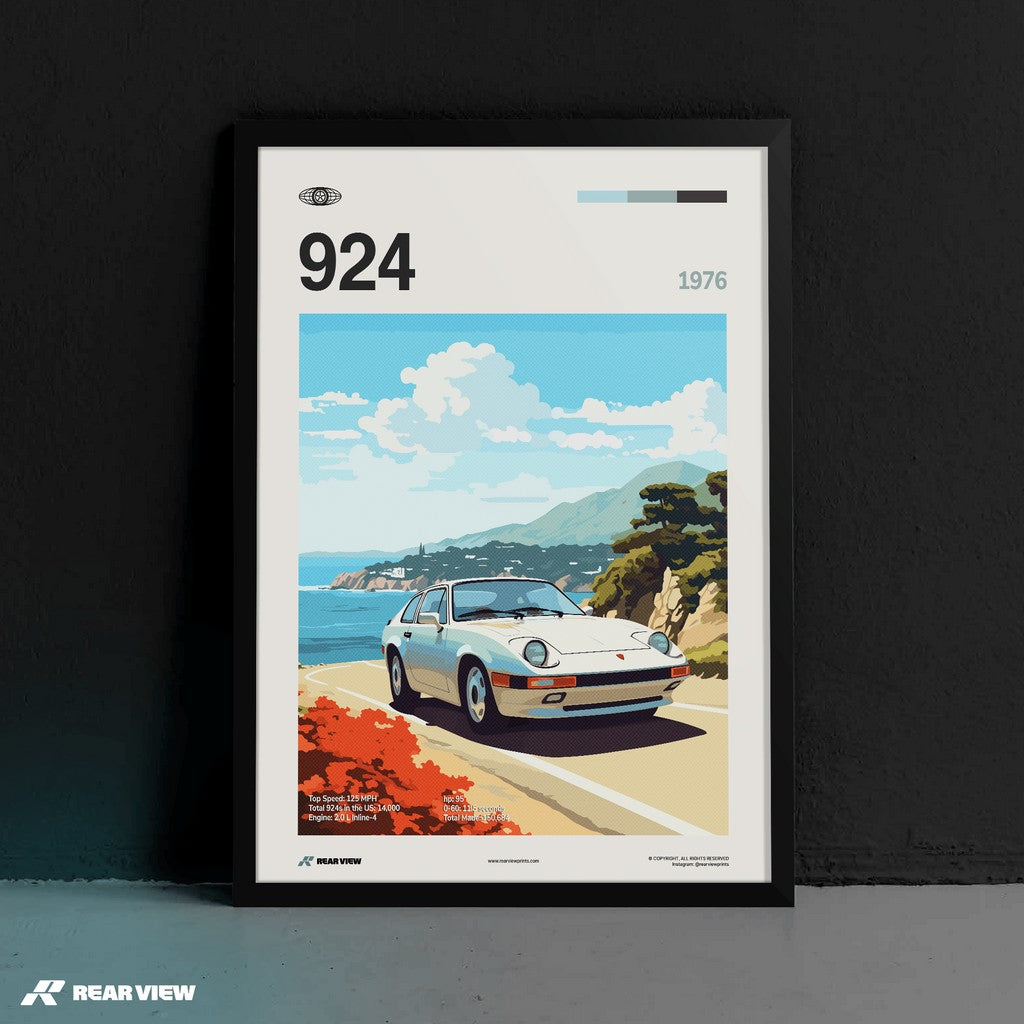 924 1976 - Car Print