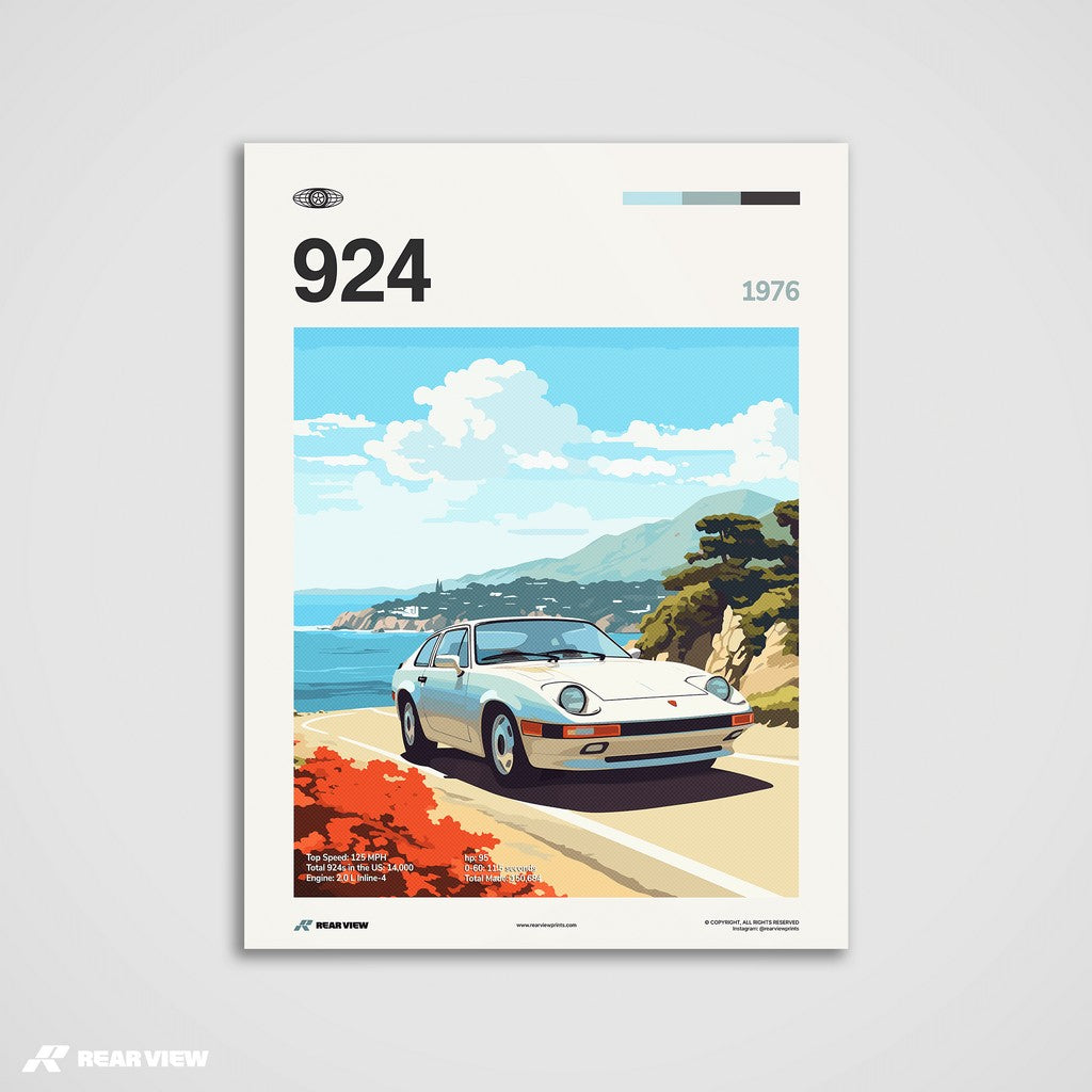 924 1976 - Car Print