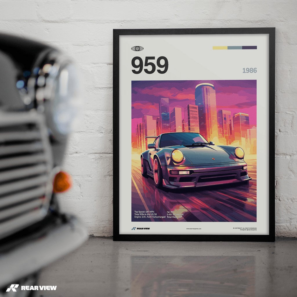 959 1986 - Car Print