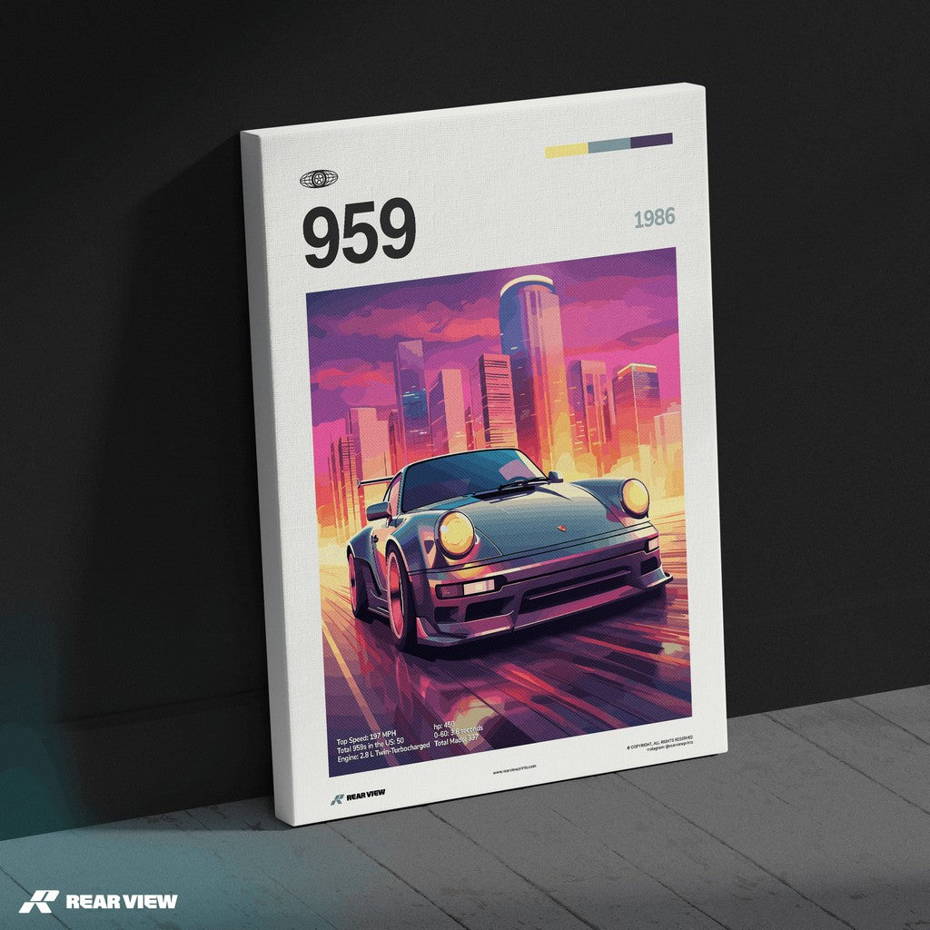 959 1986 - Car Print