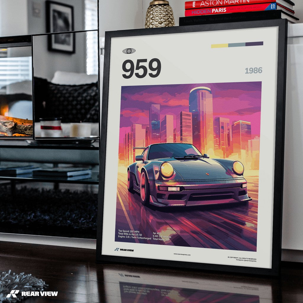 959 1986 - Car Print