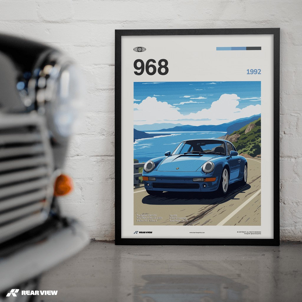 968 1992 - Car Print