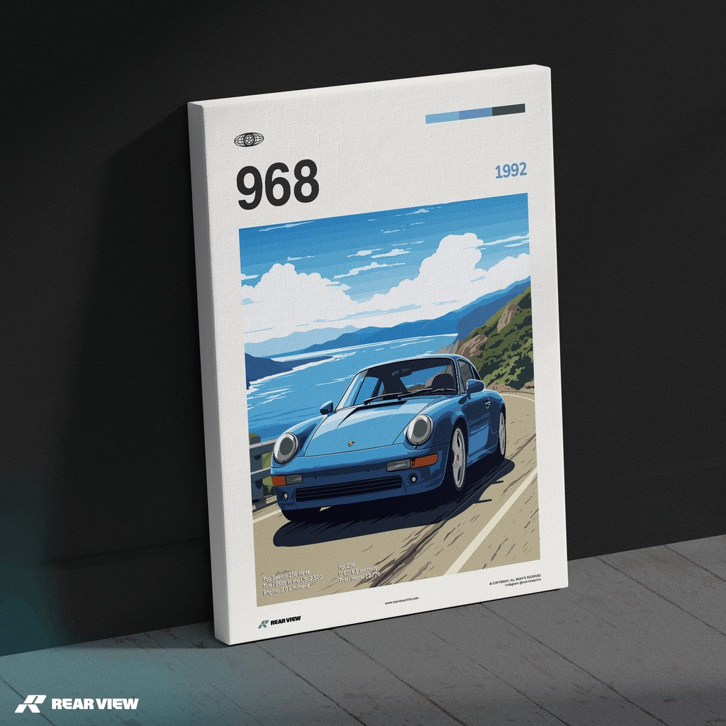 968 1992 - Car Print