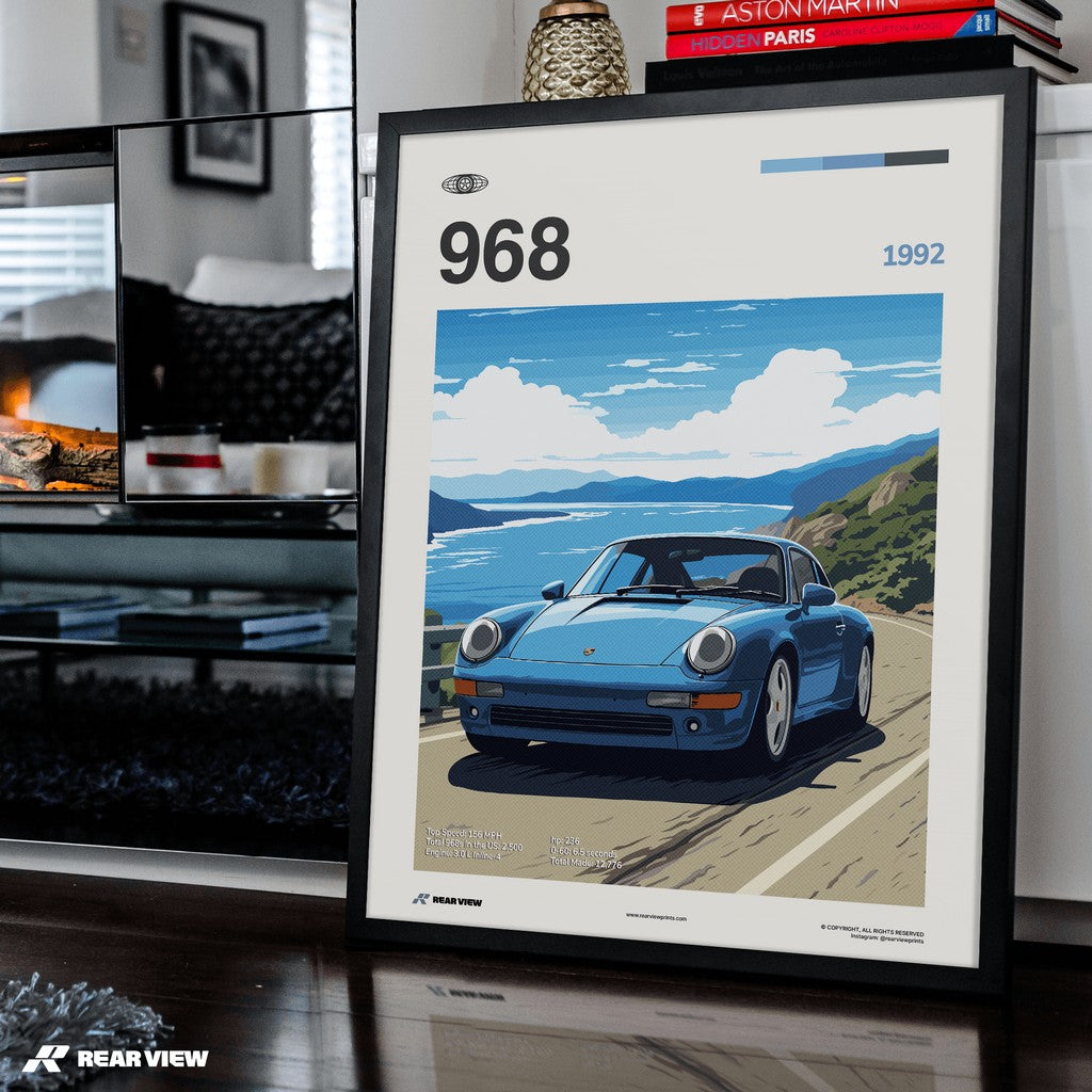 968 1992 - Car Print