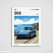968 1992 - Car Print