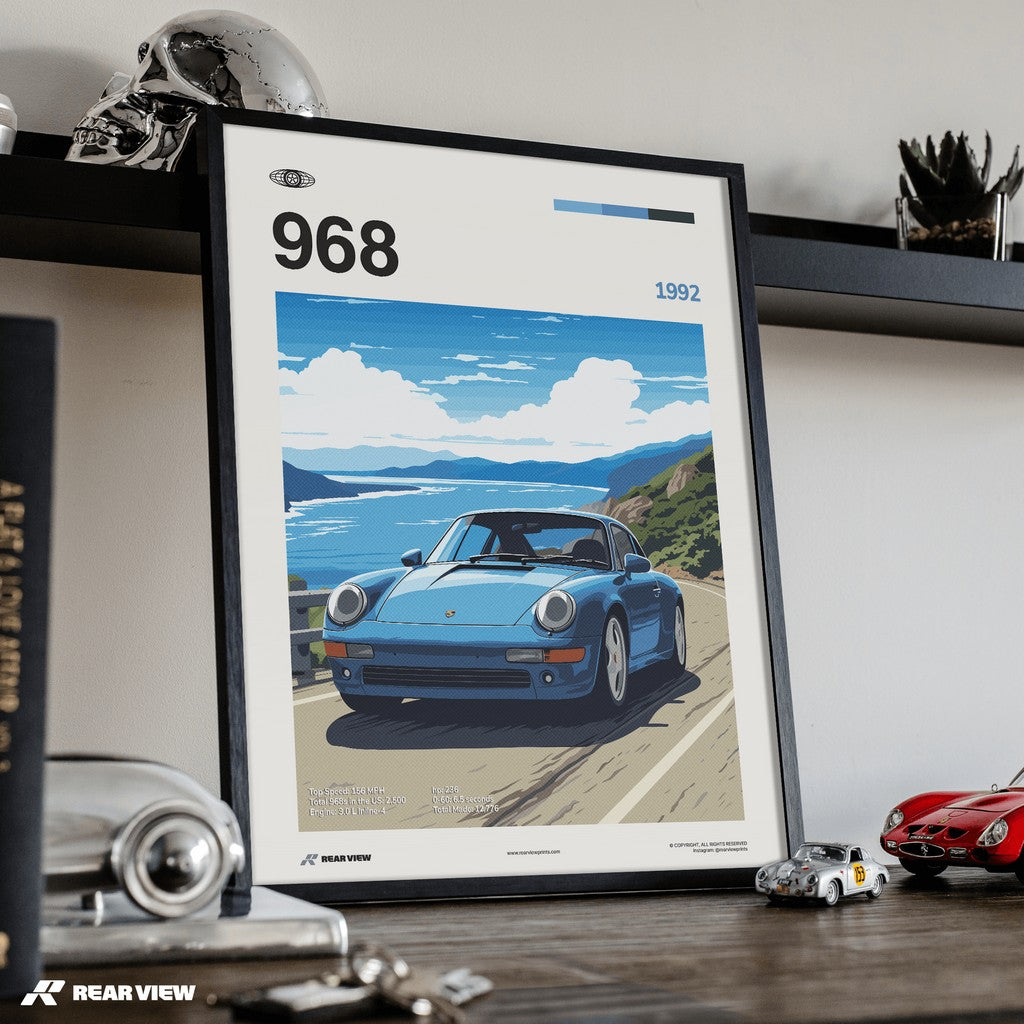 968 1992 - Car Print