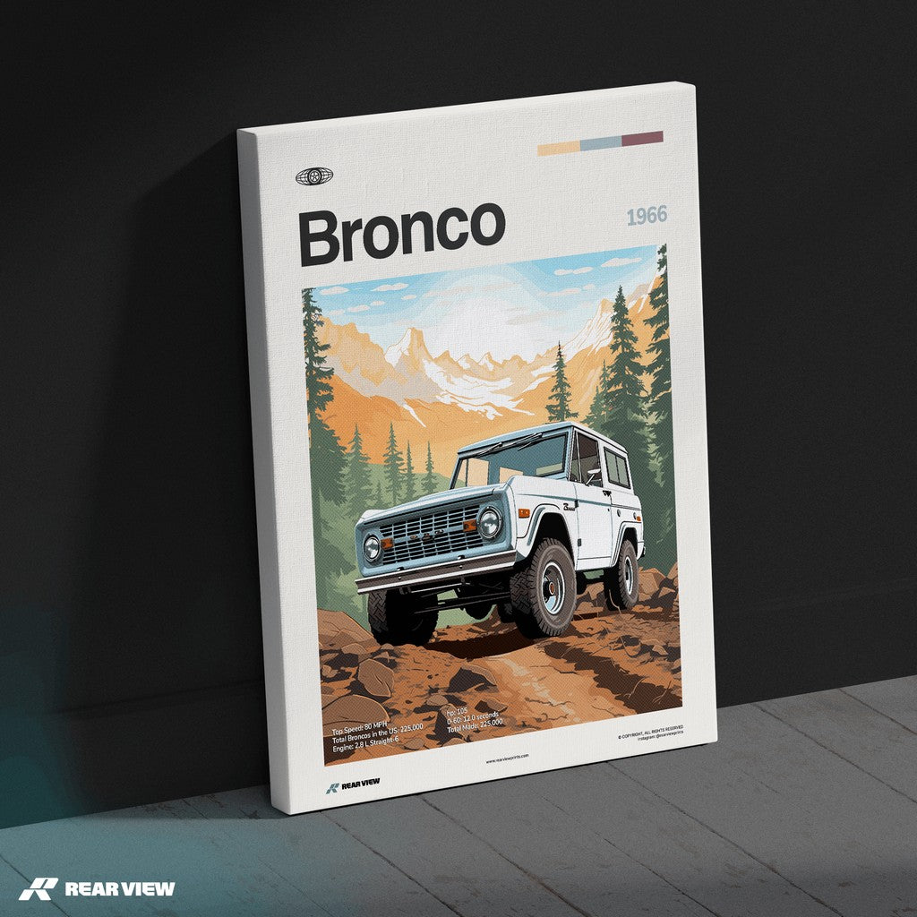 Bronco 1966 - Car Print