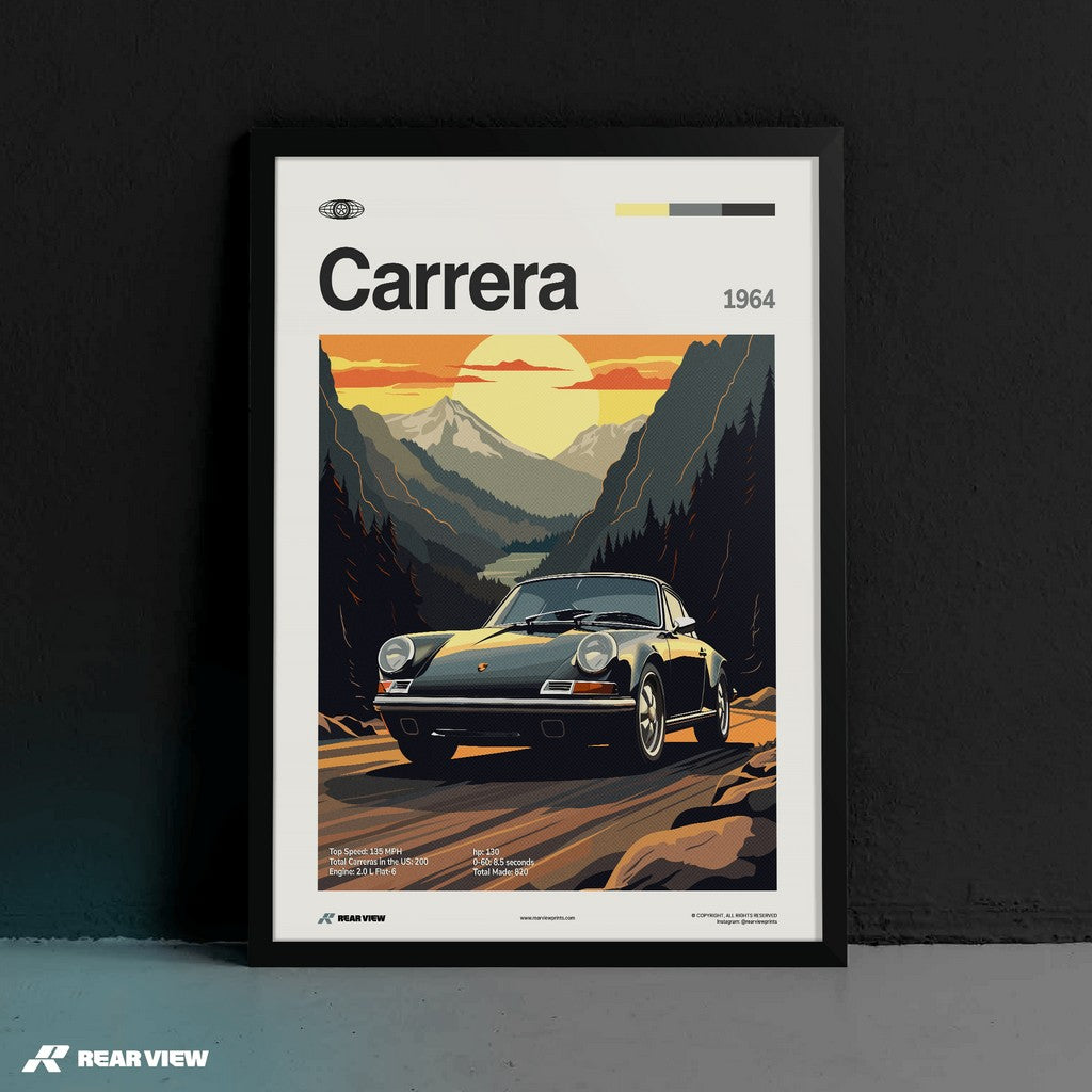 911 Carrera 1964 - Car Print