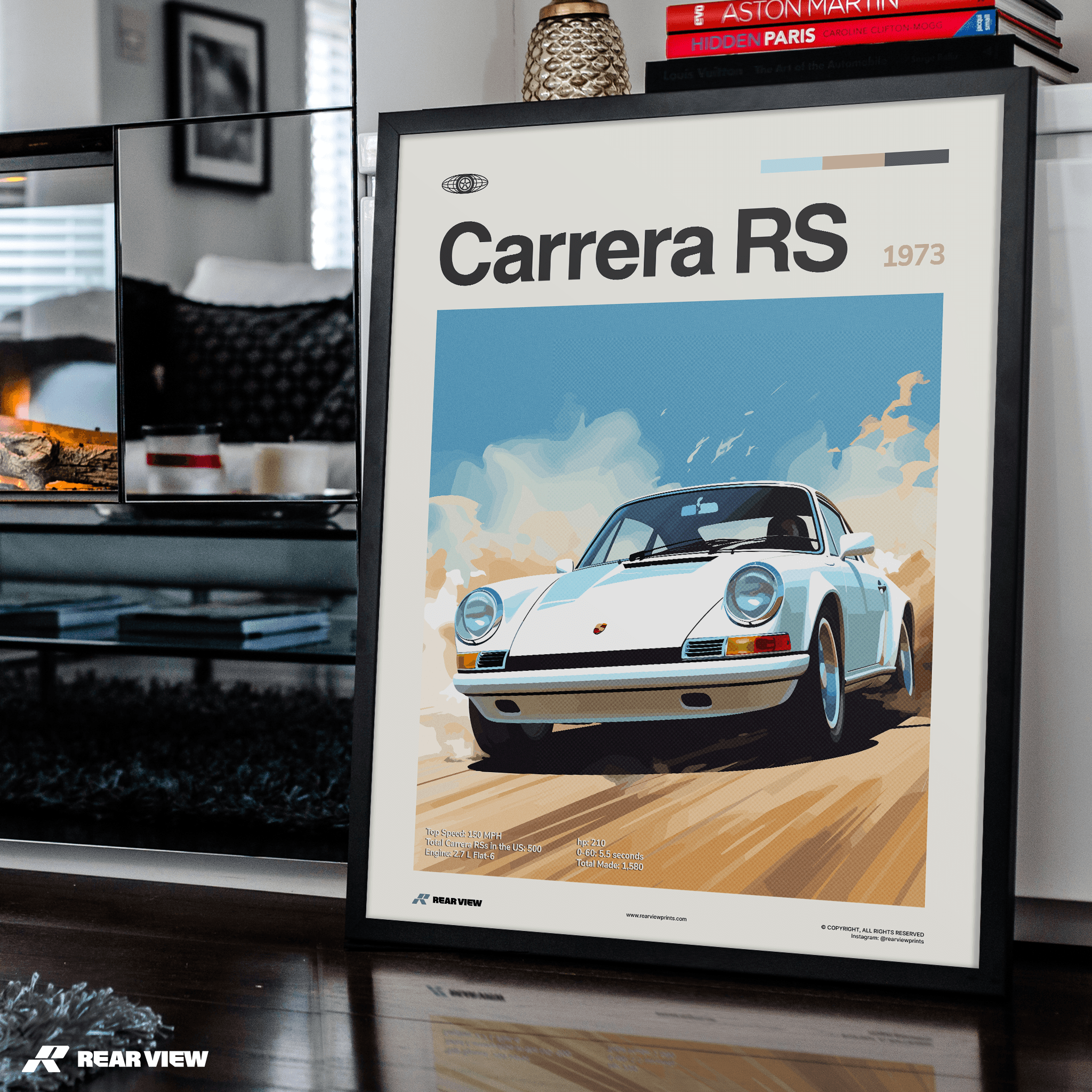 911 Carrera RS 1973 - Car Print