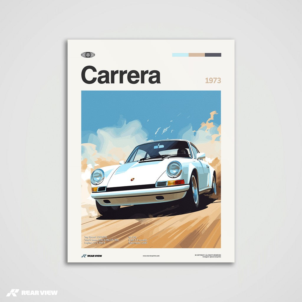 911 Carrera RS 1973 - Car Print