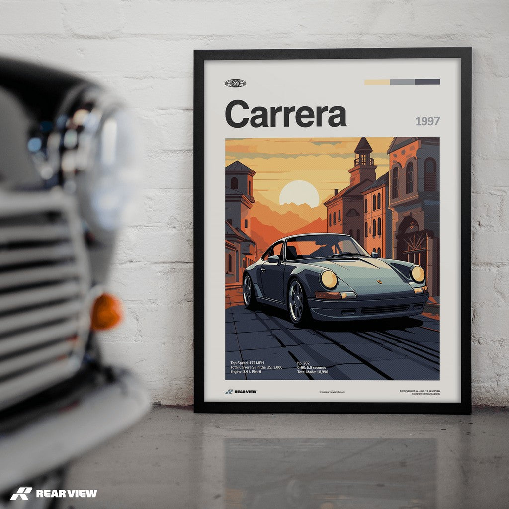 911 Carrera S 1997 - Car Print