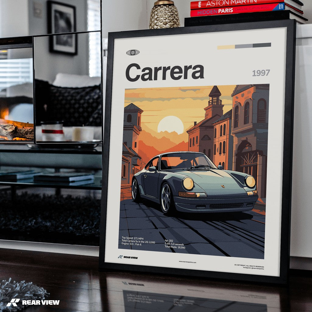 911 Carrera S 1997 - Car Print