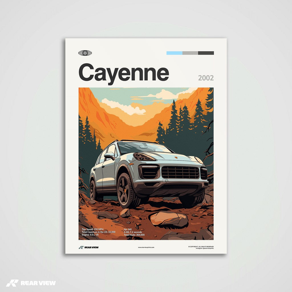 Cayenne 2002 - Car Print