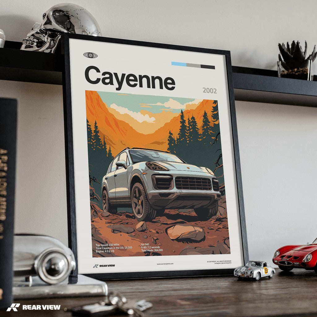 Cayenne 2002 - Car Print