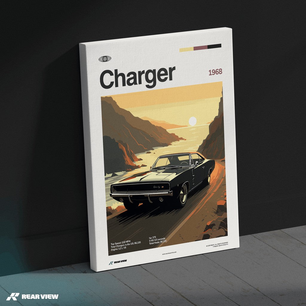 Charger 1968 - Car Print