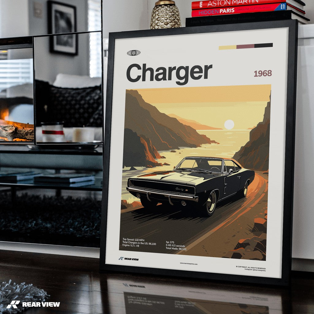 Charger 1968 - Car Print