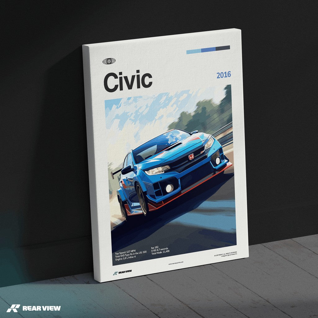 Civic 2016 - Car Print