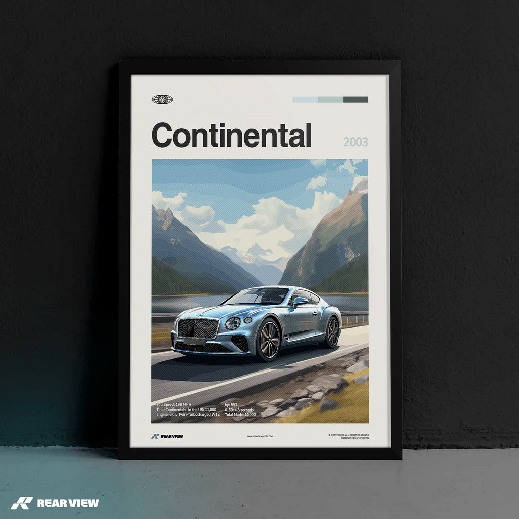 Continental GT 2003 - Car Print