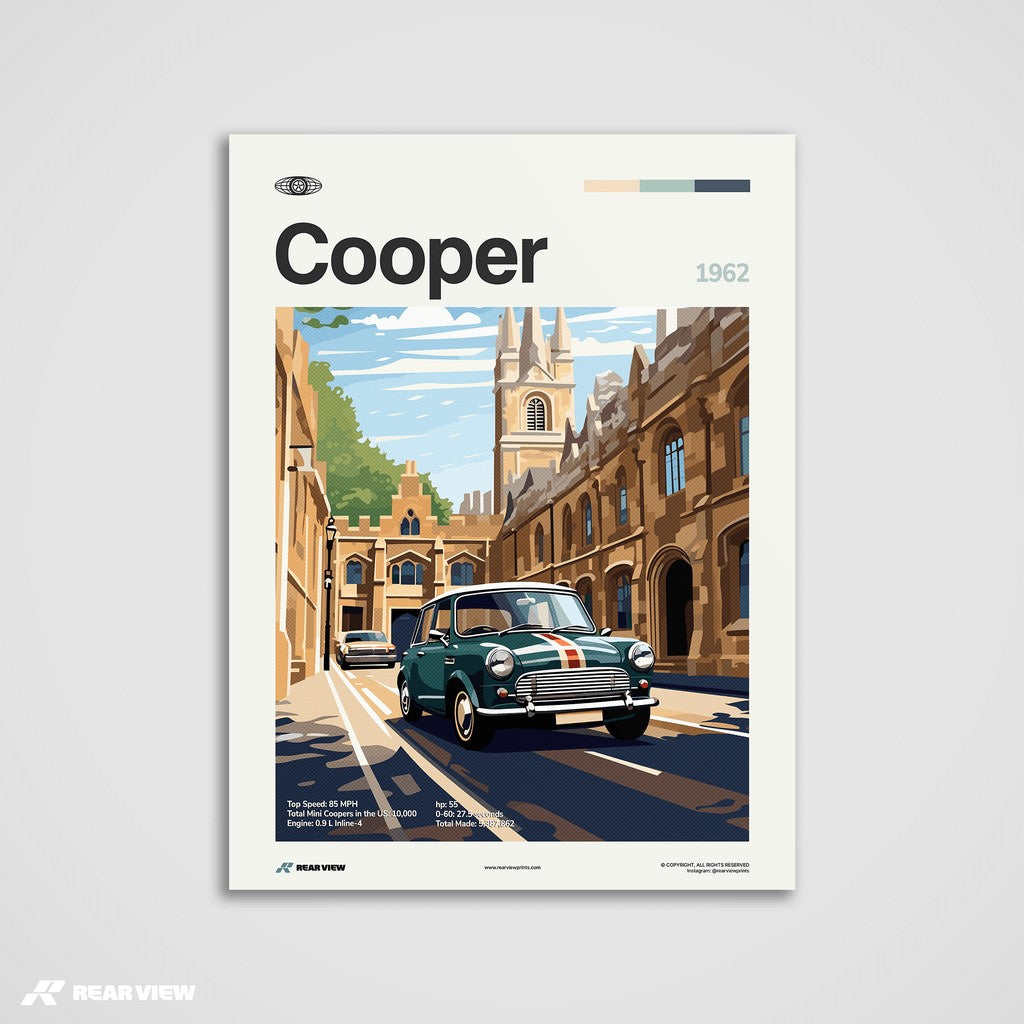 Cooper 1962 - Car Print