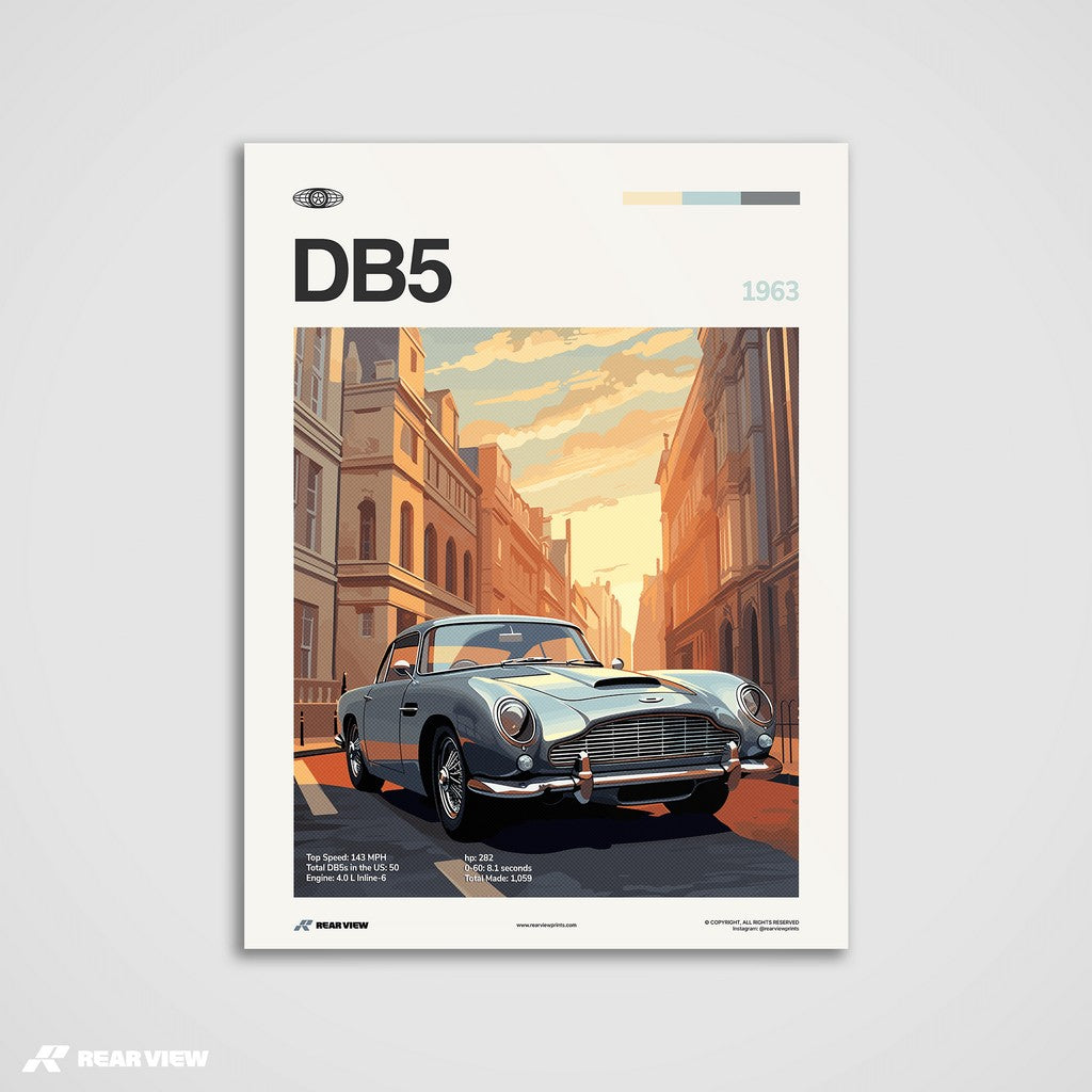 DB5 1963 - Car Print