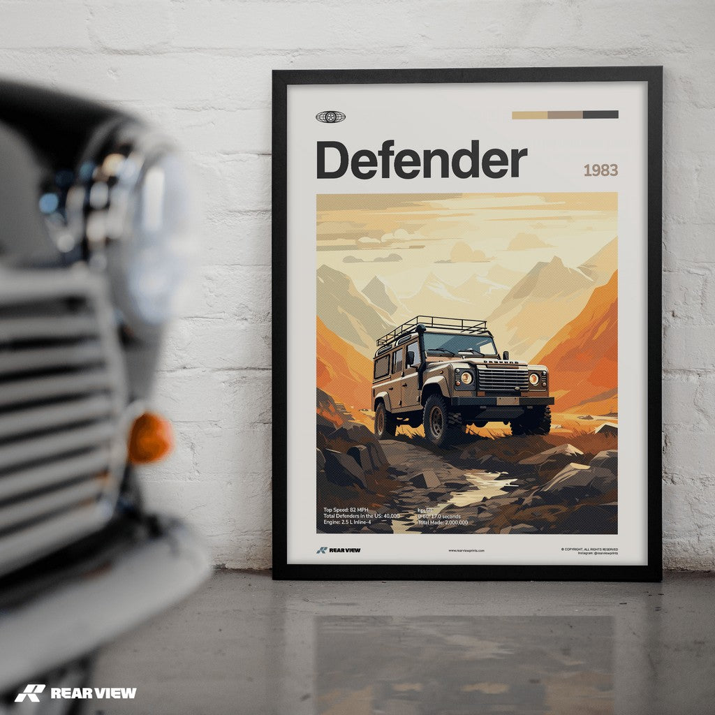 Defender 1983 - Car Print