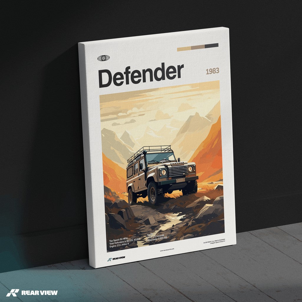 Defender 1983 - Car Print