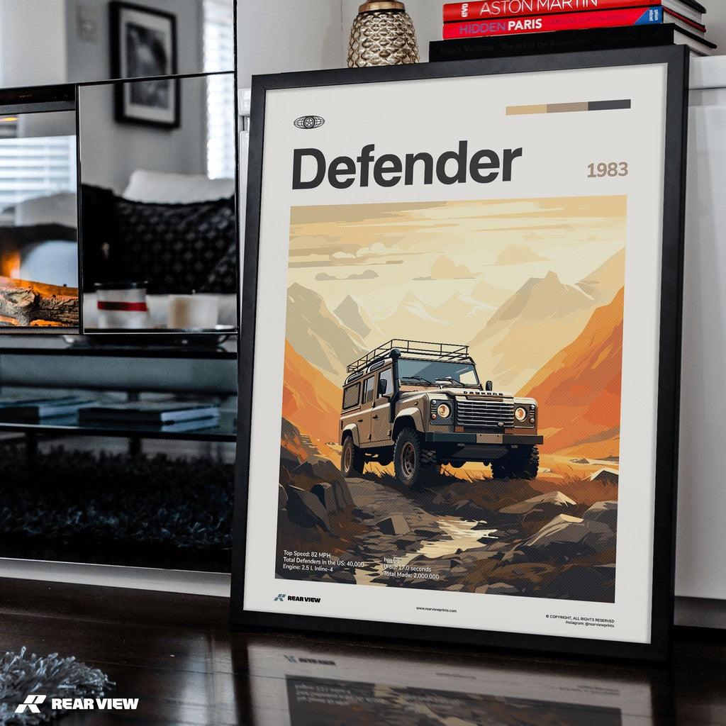 Defender 1983 - Car Print