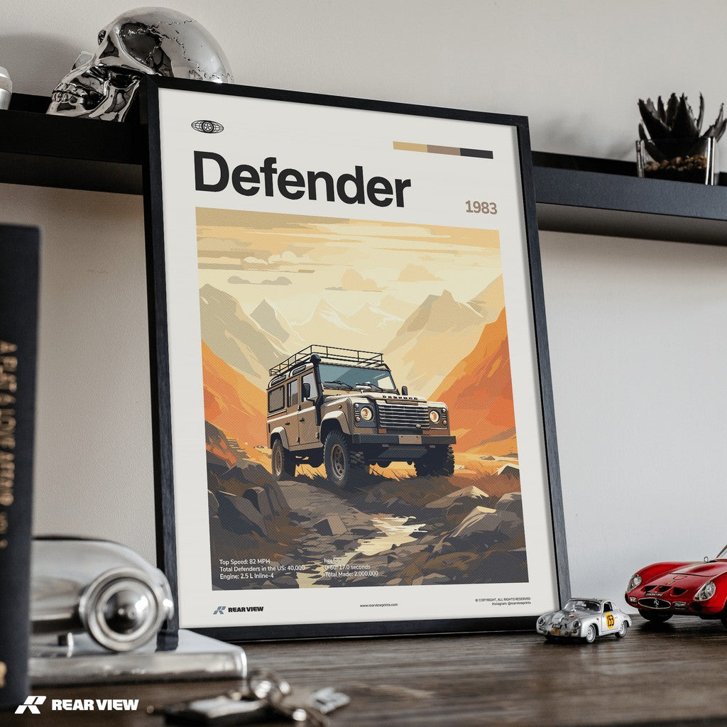 Defender 1983 - Car Print