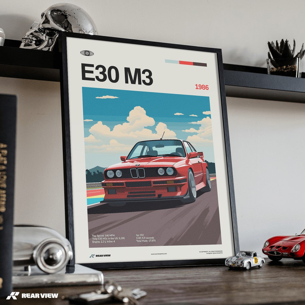 E30 M3 - Car Print