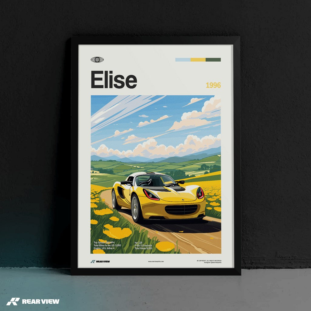 Elise 1996 - Car Print