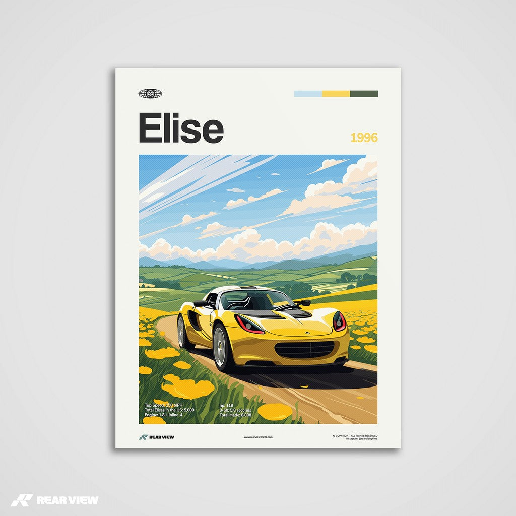 Elise 1996 - Car Print