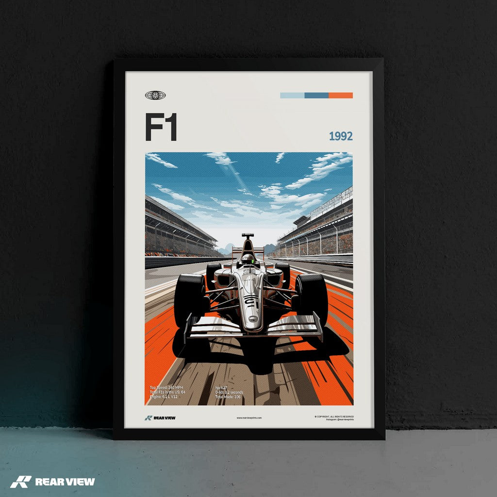 F1 1992 - Car Print