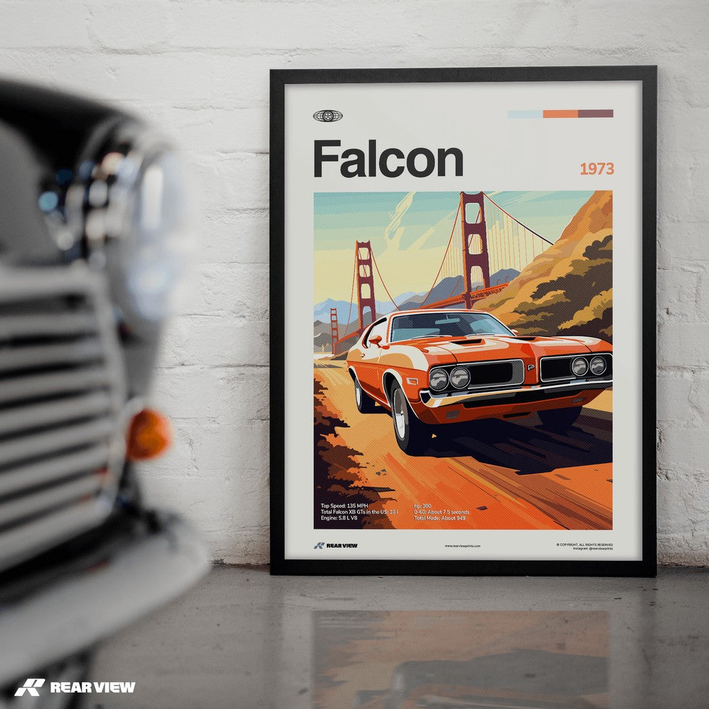 Falcon 1973 - Car Print