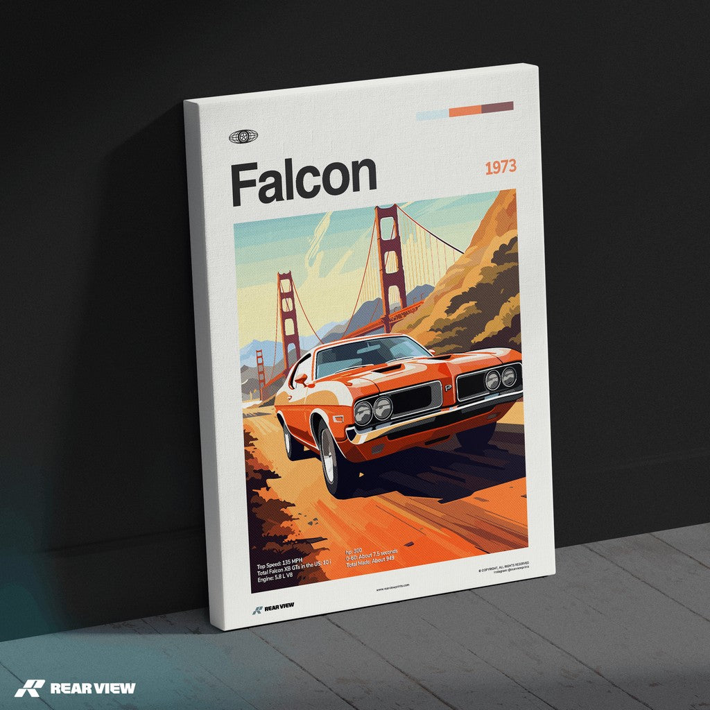 Falcon 1973 - Car Print