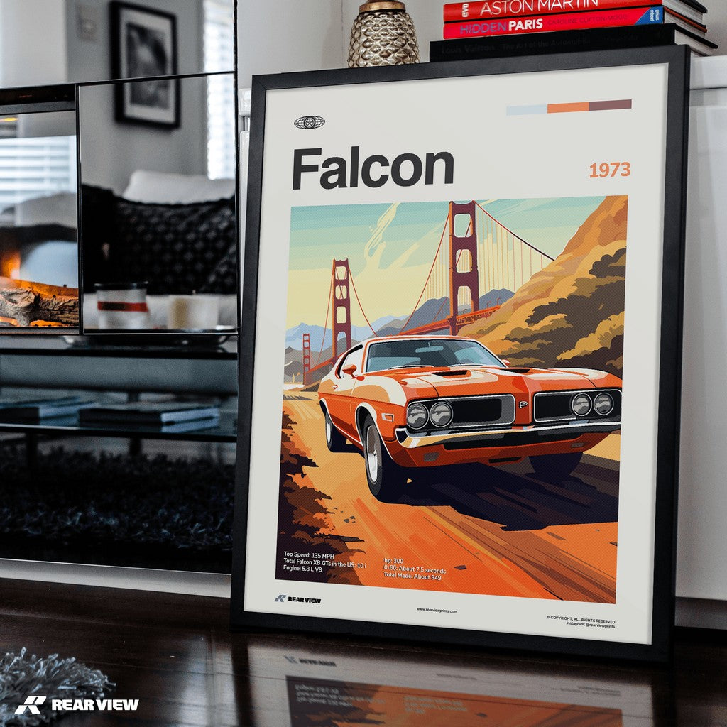 Falcon 1973 - Car Print