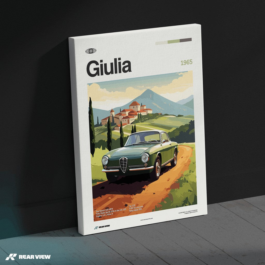 Giulia 1965 - Car Print