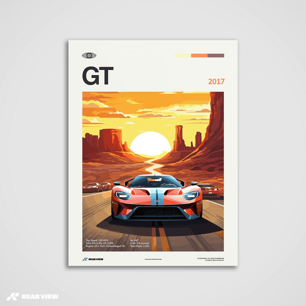 GT 2017 - Car Print