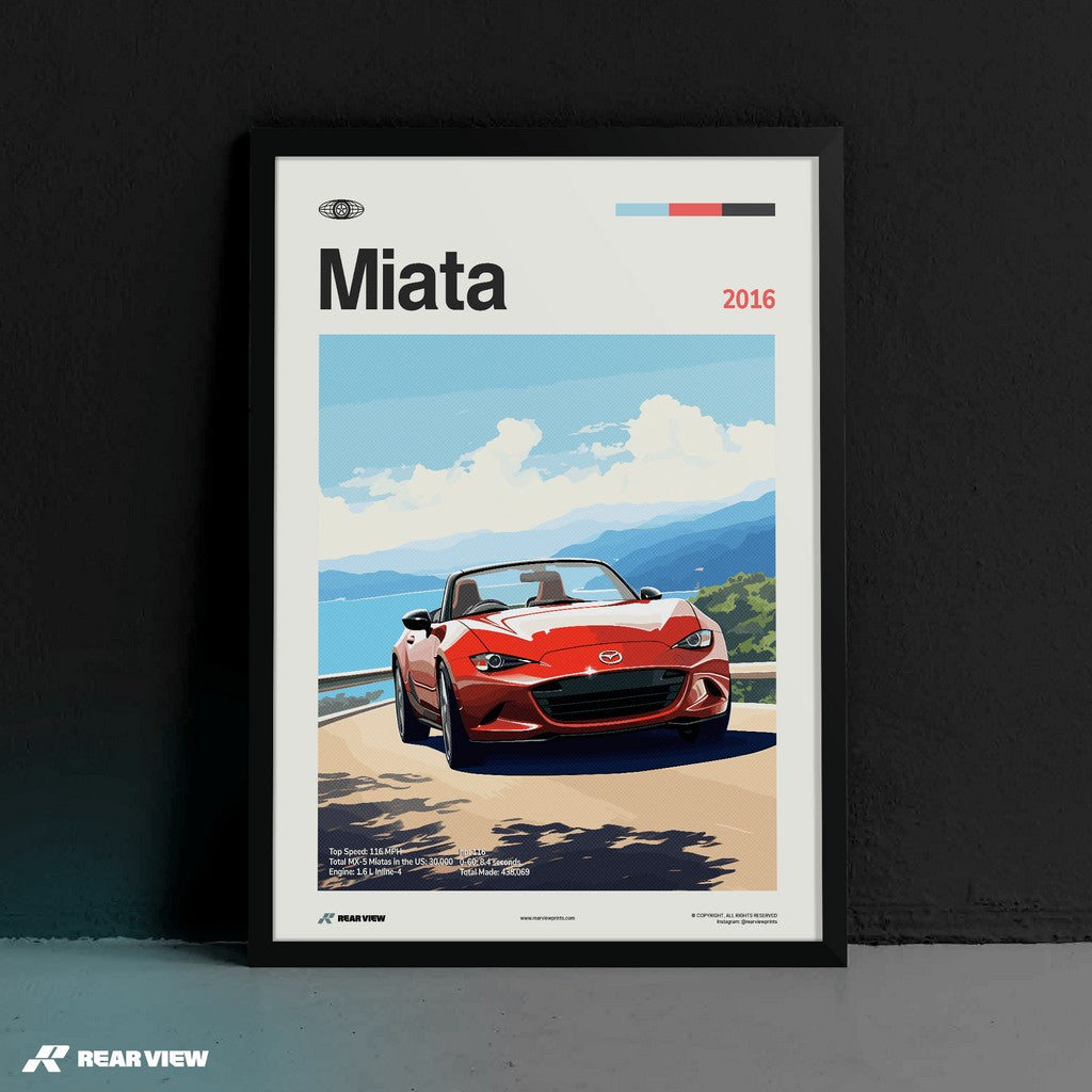 Miata 2016 - Car Print