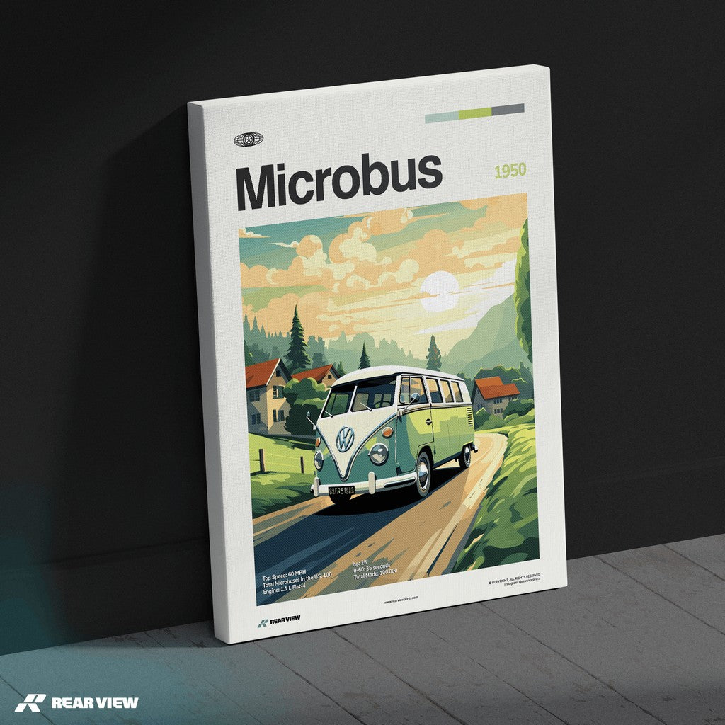 Microbus 1950 - Car Print