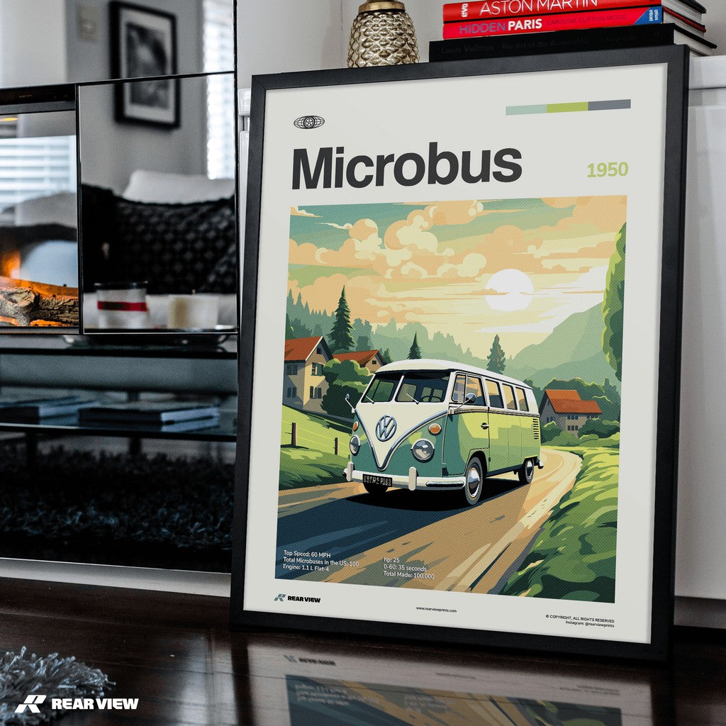 Microbus 1950 - Car Print