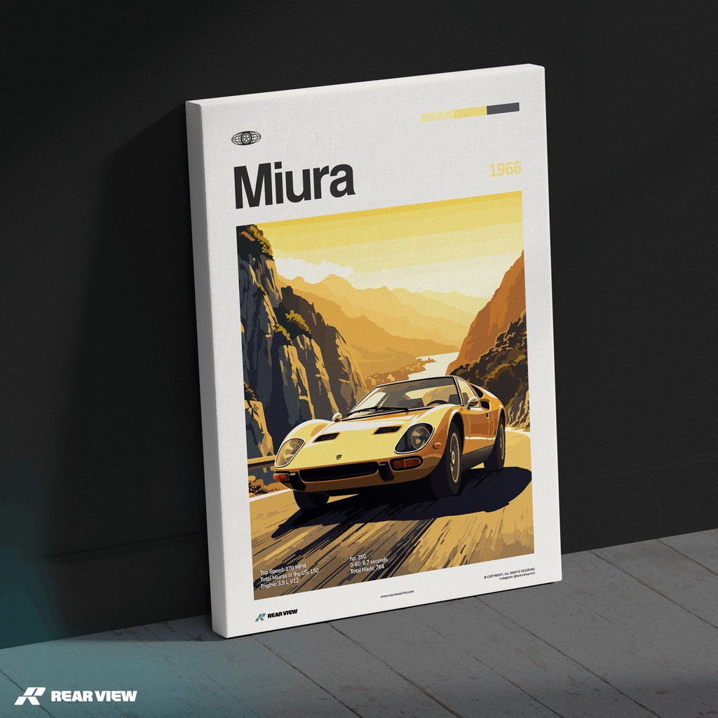 Miura 1966 - Car Print