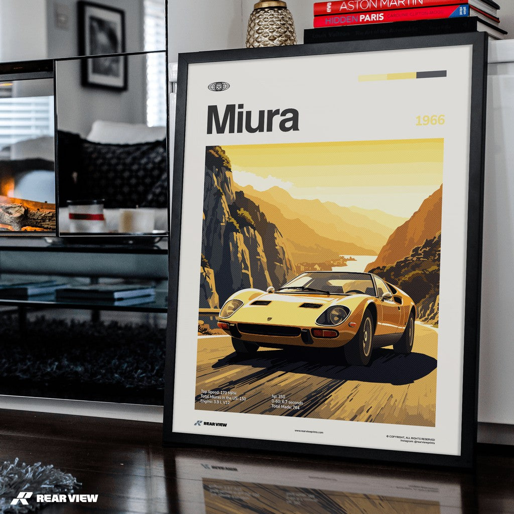 Miura 1966 - Car Print