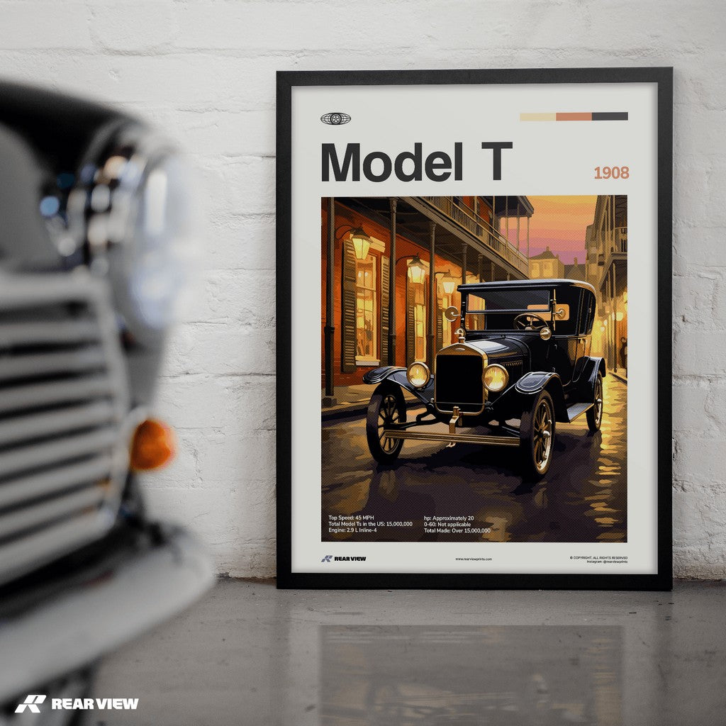 Model T 1908 - Car Print