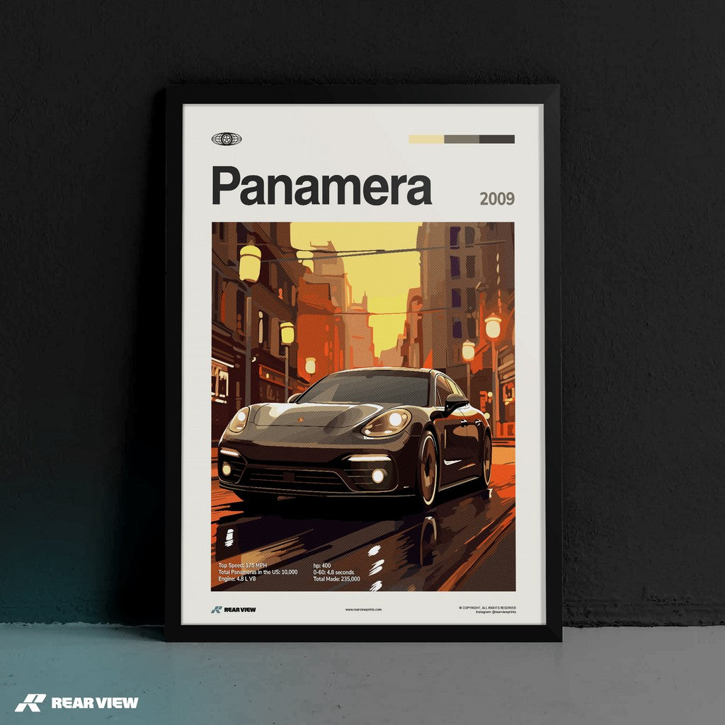 Panamera 2009 - Car Print