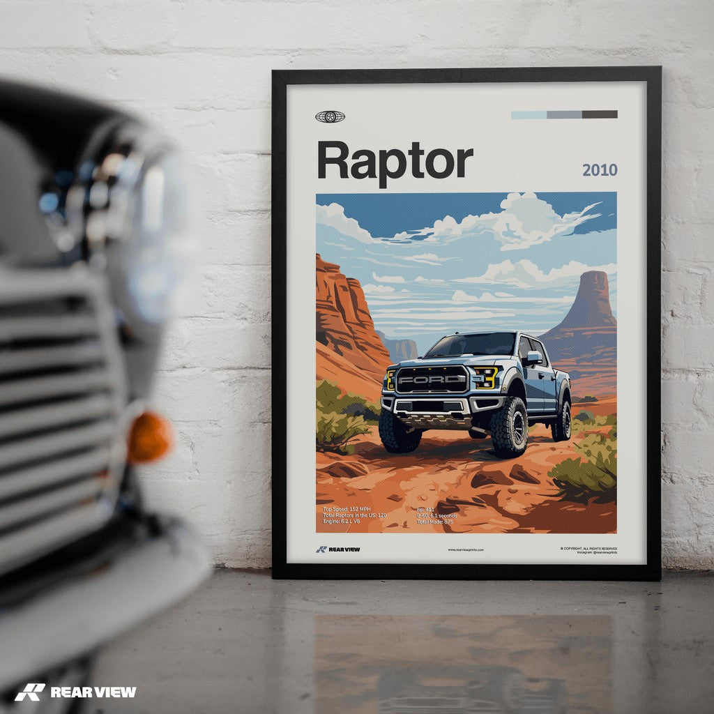 Raptor 2010 - Car Print