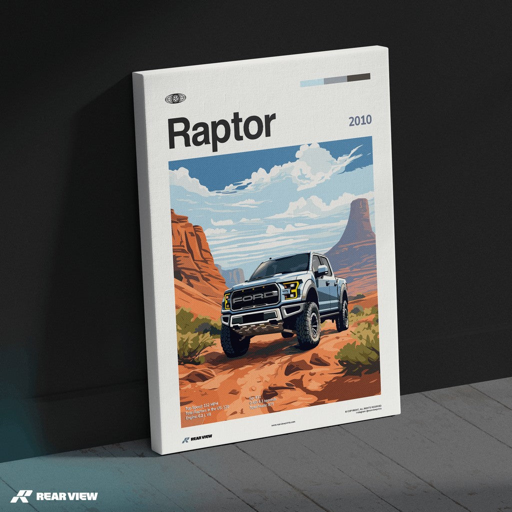 Raptor 2010 - Car Print