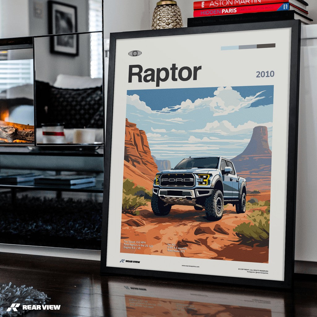 Raptor 2010 - Car Print