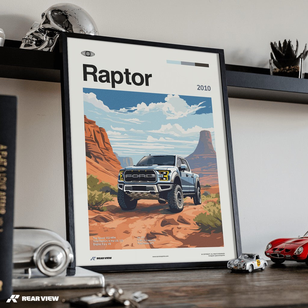 Raptor 2010 - Car Print